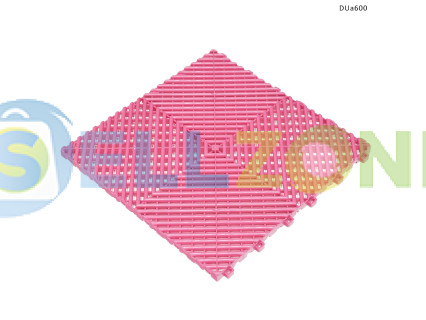 Δάπεδο γκαράζ PVC με προκατασκευασμένες βάσεις – ροζ - DUa600